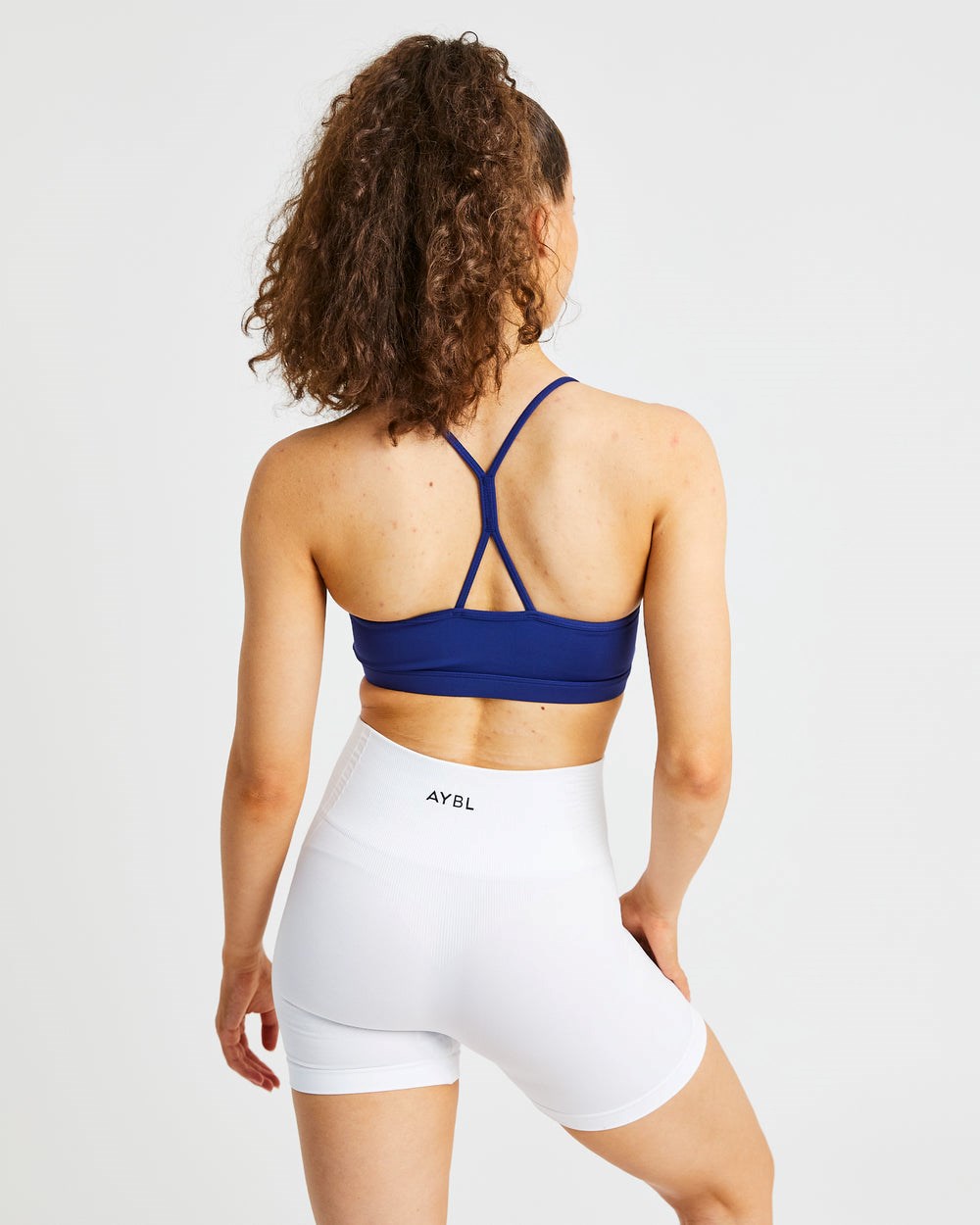 AYBL Essential Ruched Sports Bra Low Price Online Shopping - Womens Sports  Bra Navy